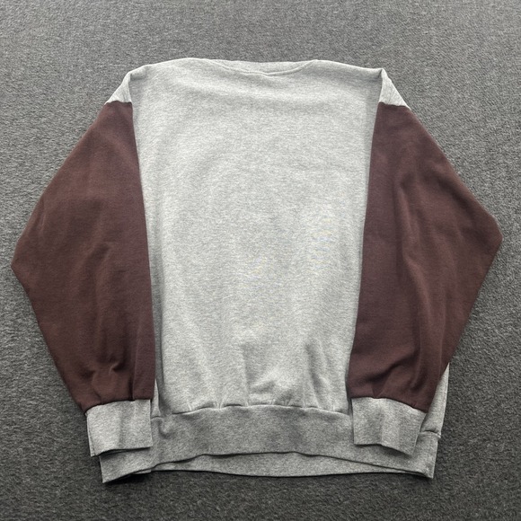 Vintage Cleveland Browns Sweatshirt Mens XL 90s Embroidered NFL MUSA Color Block - Picture 8 of 11